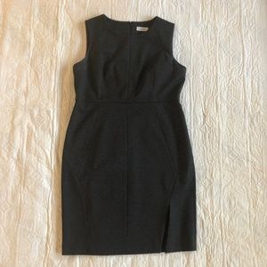 Dark Gray Calvin Klein sleeveless sheath dress